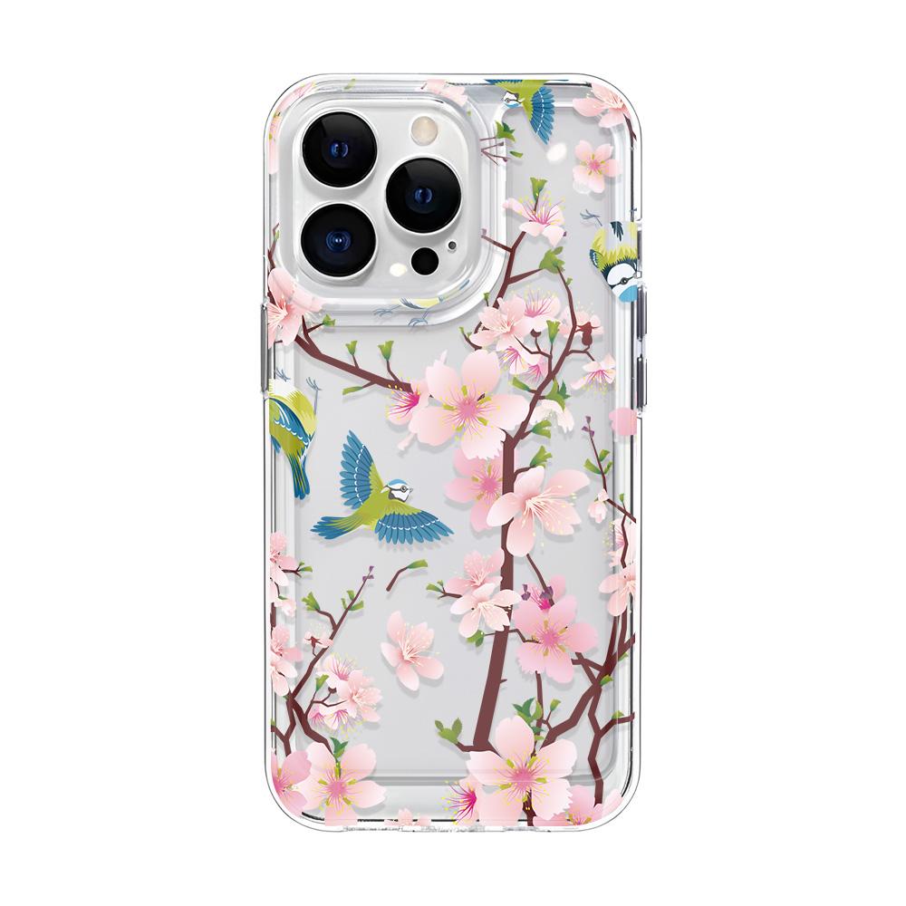 Luxury White Flower Transparent Case For iPhone 16 15 11 12 13 14 Pro Max Hard TPU Cases For iPhone 16E Back Cover Clear Case