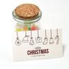 30Pcs Merry Christmas Gift Cards Greeting Card Christmas Tree Stickers Cute Design For 2022 New Year Gift decoration card