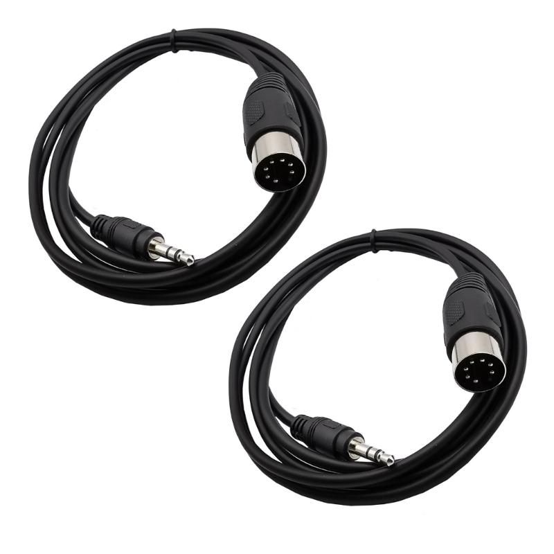 3.5mm To DIN7Cable DIN7P Male To 3.5mm Male Audios Cable for High Fidelitys Sound Transmission for DIN7 Stereo Equipment