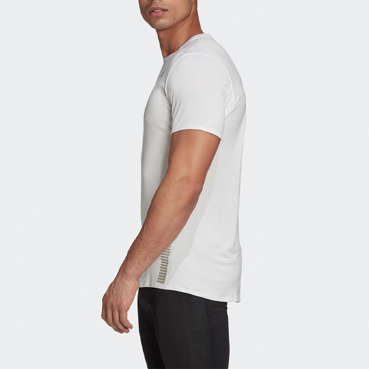 Adidas Premium Running Casual Crew Neck Short Sleeve T-Shirt Men Tops White GL2007
