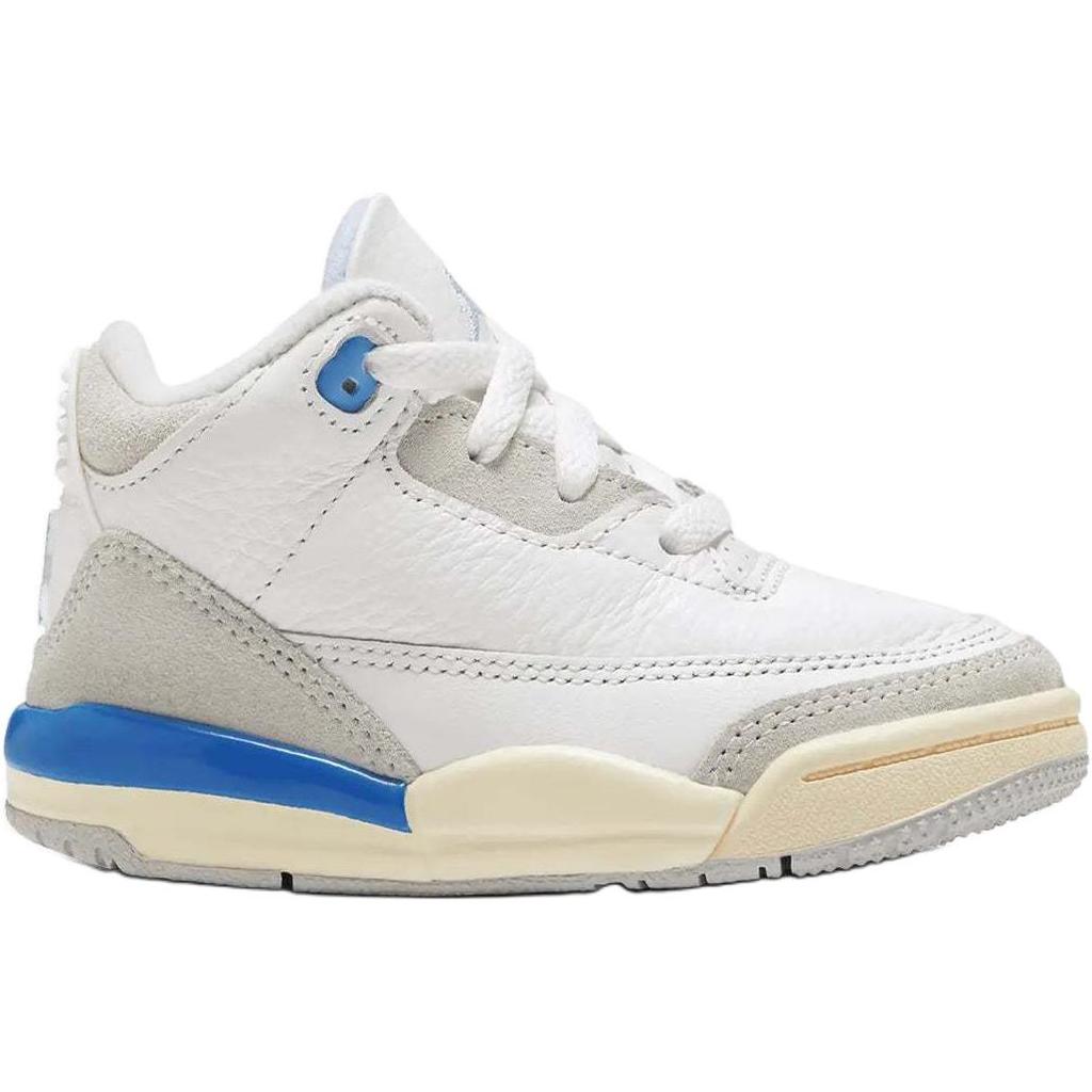 Air Jordan 3 Retro TD Lucky Shorts Babysko Hvit Summit-White Hydrogen-Blue DM0968-101