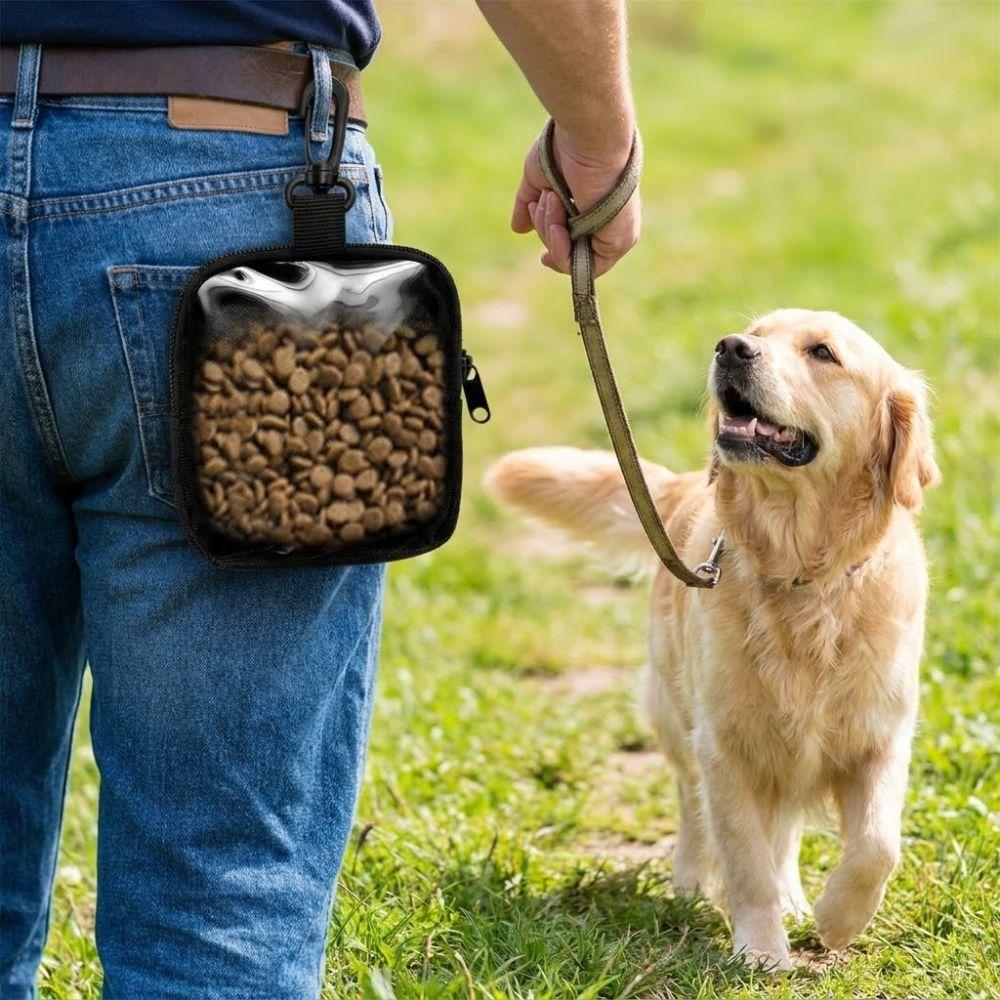 Waterproof Pet Training Reward Bag Transparent Window Dog Care Bag Pet Snack Bag Pet Training