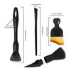 SZSL Car Wash Brush, 5 Types, Set of 5, Detail Brush, Car Wash Goods, Reaches Even Tight Spaces for Convenience, For Car Cleaning, Gap Cleaning, No