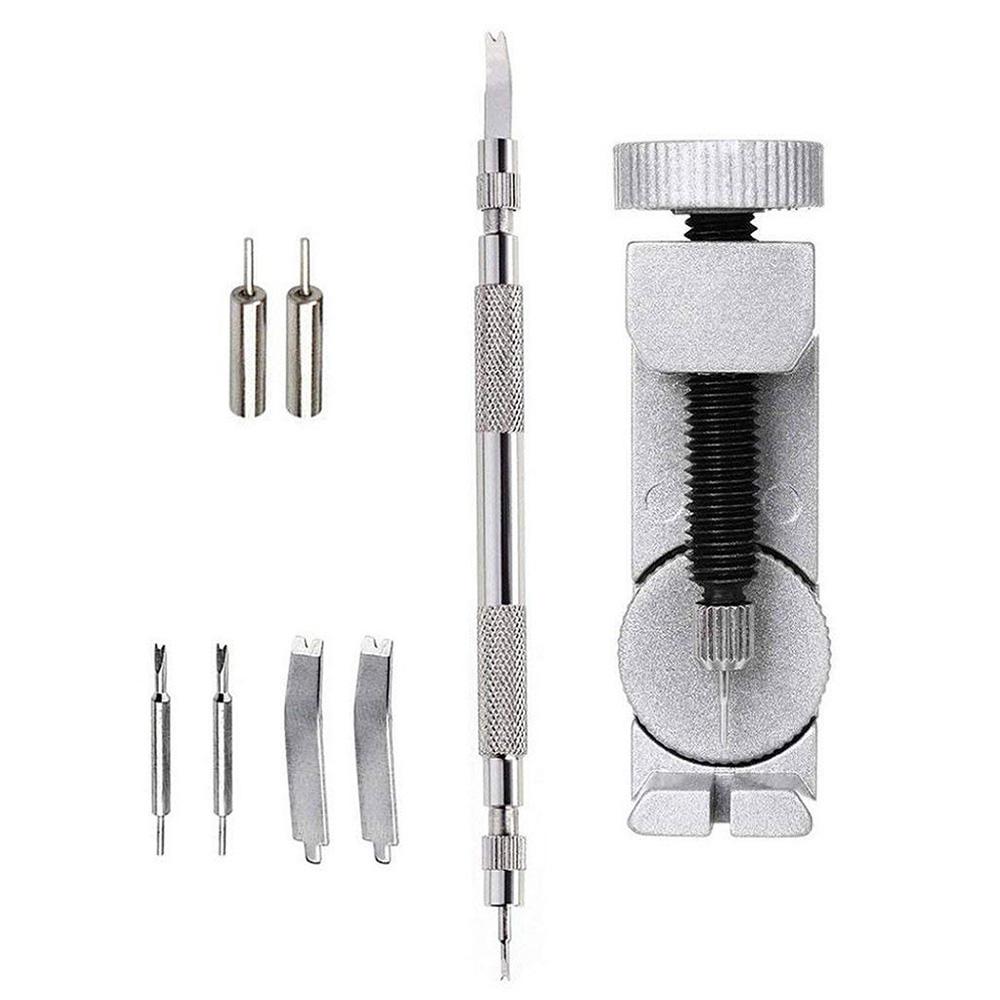 9Pcs/Set Metal Adjustable Watch Band Link Remover Pin Wrist Strap Repair Tool