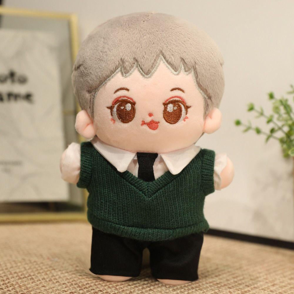 DIY Gift Toys 20cm Dolls Overalls Doll Pants Plush Doll's Clothing Cotton Doll  Clothes  Idol Dolls