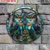 2D Flat Acrylic Dreamy Owl-Themed Decoration , Use No Batteries/Electricity Needed, Unique Indoor/Outdoor Decoration , Multipurpose Traditional