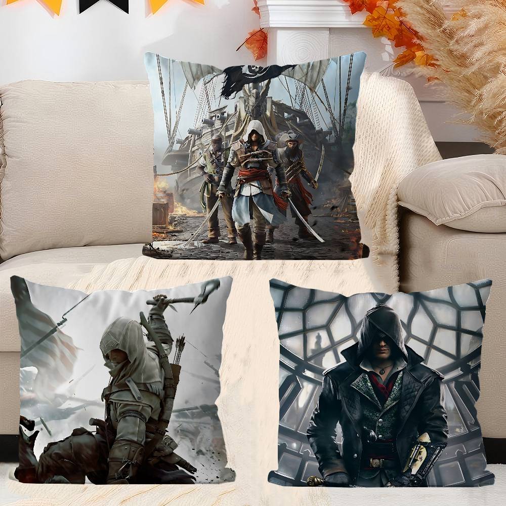Spiel Assassin S Creed Personalisiertes Kissen Staubschutz Schlafzimmer Kinder Party Dekoration Kissenbezug Geburtstag Kinder Geschenk