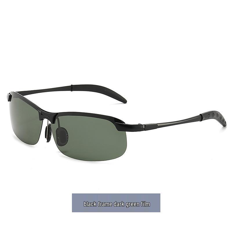 Smart Photochromic Zinc Alloy Sunglasses for Outdoor Fishing & Cycling - Day & Night Eye Protection