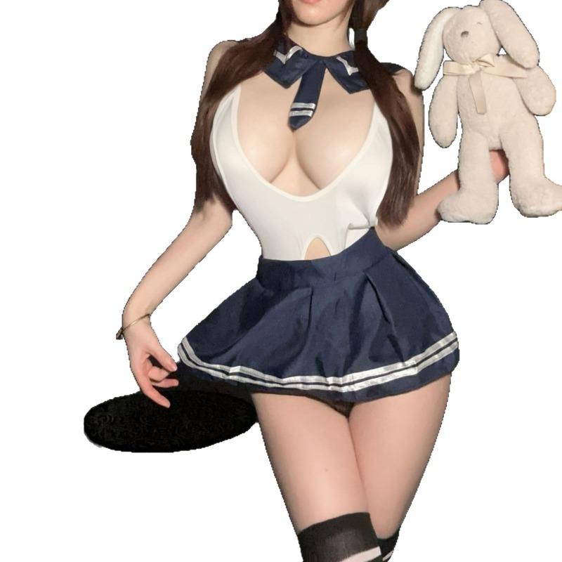 Sex Lingerie Sexy Uniform Temptation Pure Desire One-piece Uniform Suit Sailor Midnight Passion Nightclub J Skirt