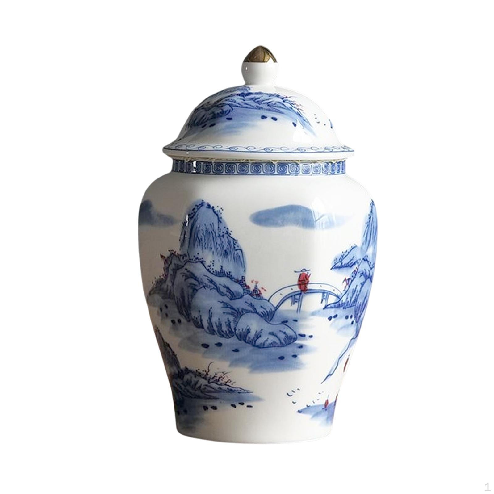 

Ceramic Vase Set with Lid for Decor Style A