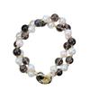 10Mm Design Natural Obsidian Artificial Crystal Pearl Necklace Clavicle Chain