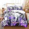 Top Baki Hanma Beding Set Single Twin Printed Bed Linen Set With Pilowcase Bed Soft Duvet Cover Soft Single Double Quen Super King-Sized Dimensionsd