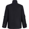 Michael Jackson Dark Style Performance Jacket With Polyester Material For Stage And Party Wear