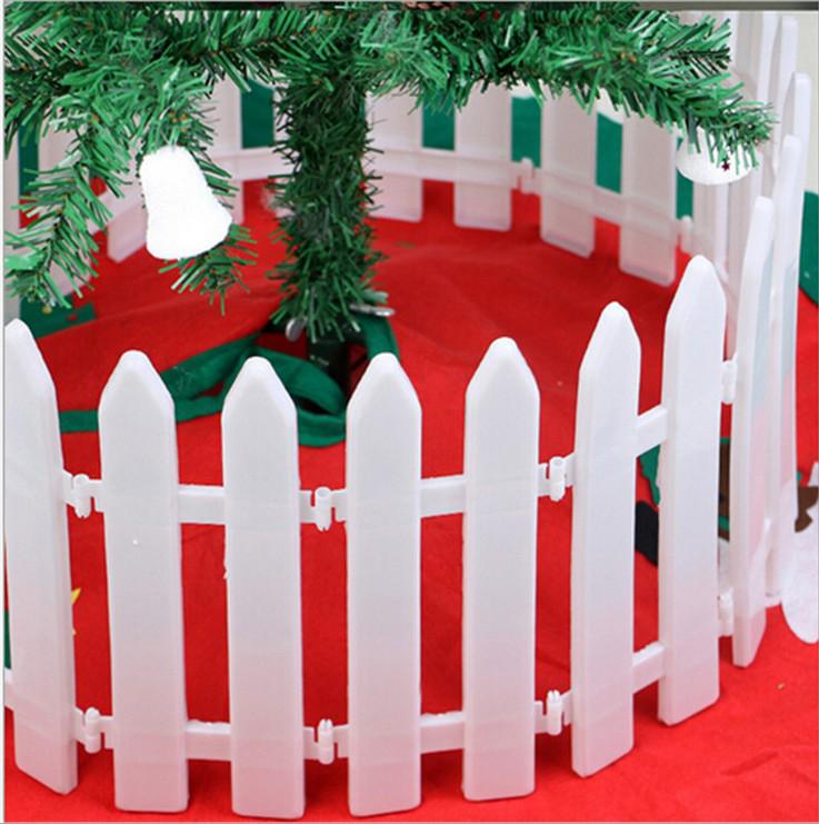 Oteller İçin Beyaz Noel Çit Süslemeleri