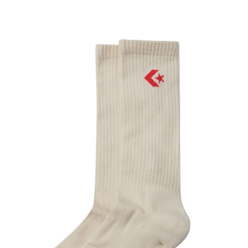 Converse Crew Socks Unisex 1 Pack Light Beige 10027163-A02