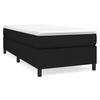 3120832 vidaXL Spring Bed Base Black 90x200 Cm Fabric