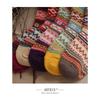 5 Pairs of Wool Socks, Double Thick Needle Socks, Cross Flower Women's Socks, Mid Tube Socks, Woolen Socks, Warm and Thick