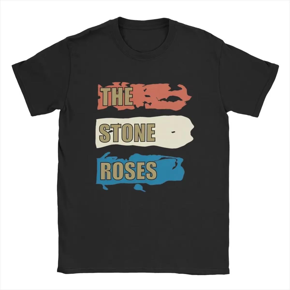 

Fashion The Stone Roses Logo 1-6 T-Shirt Men Women O Neck Cotton T Shirt English Rock Band Short Sleeve Tee Shirt Adult Clothes 4XL