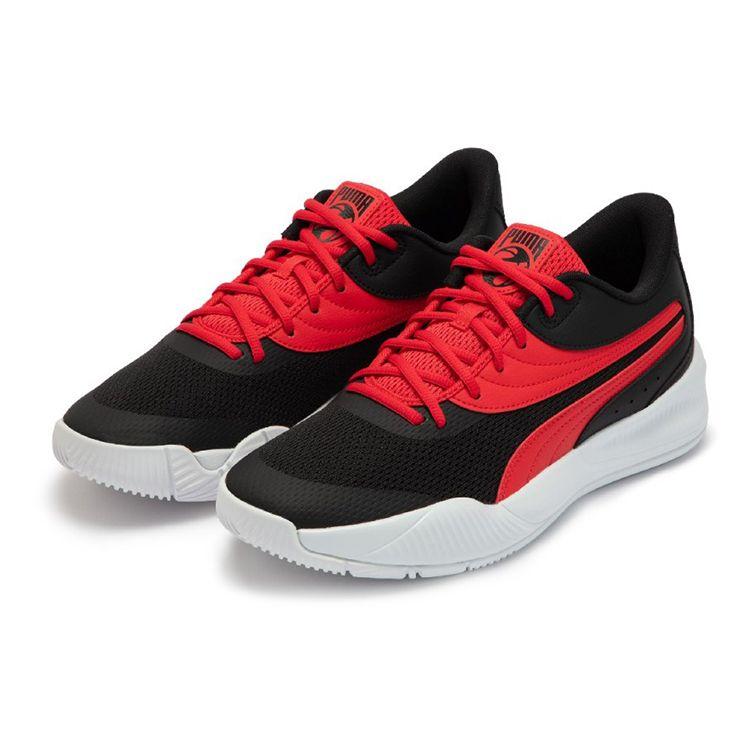 Puma Triple Low Black High Risk Red Unisex Sneakers 376640-01