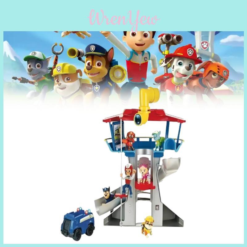 Paw Patrol Childrens Toy Collection With Pullback Vehicles And Dog Figures For Kids Indoor Play