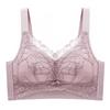 Large size thin function maintenance lace underwear women's big breasts are small and comfortable, no steel ring, sub-breasts, breathable cover bra