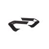 METYOUCAR 2-Piece Set of U-Shaped Center Console Trim Strips for Land Rover Range Rover Evoque (2012-2018) - Carbon Fiber Look