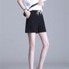 2022 Summer Solid Colour Women Short Drawstring Elastic Fashion High-waisted Sports Pants cottonComfort Straight Shorts Women