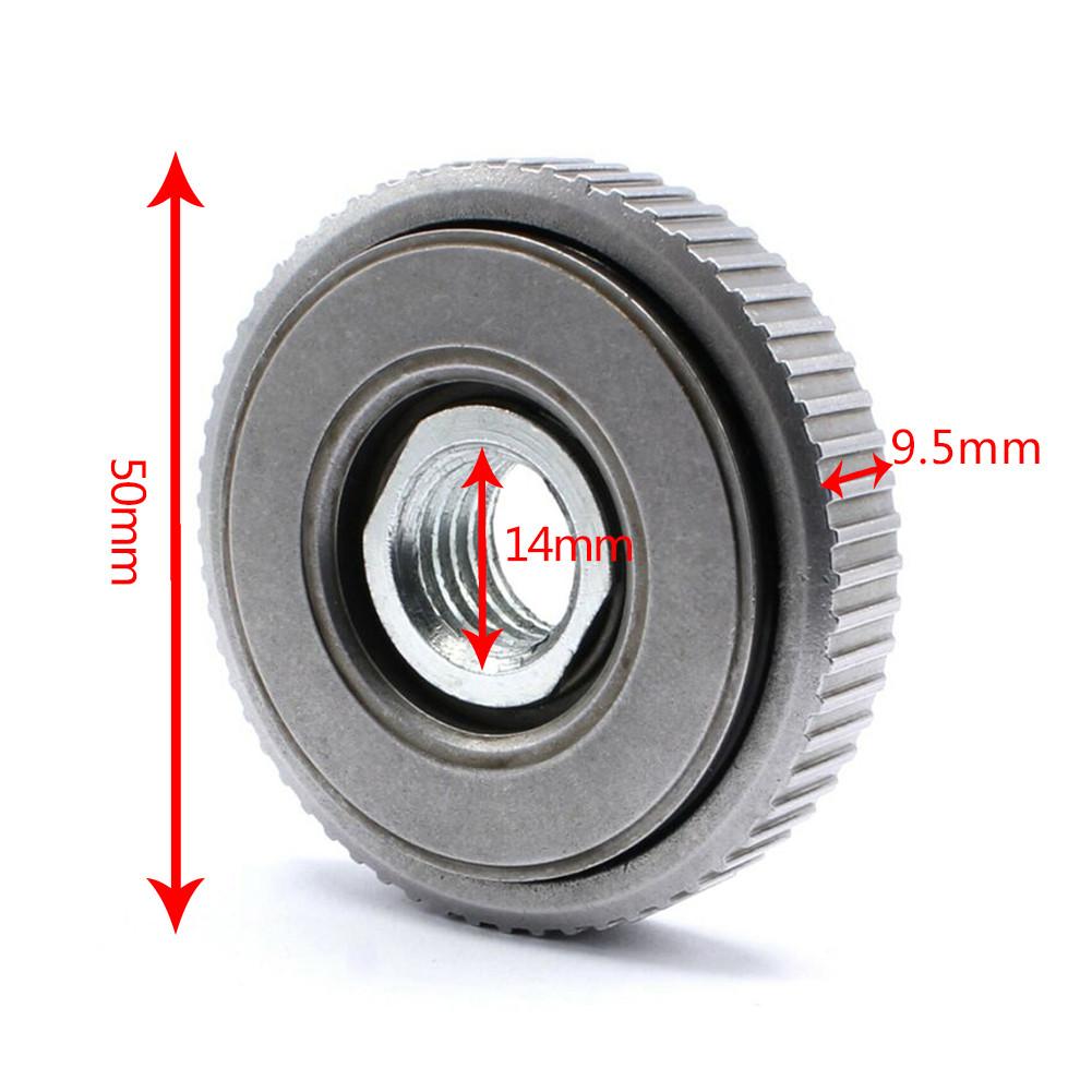 

M14 Thread Angle Grinder Self-Locking Pressing Plate Angle Grinder Quick Release Flange Nut Clamping Power Chuck Tools Parts 1PC