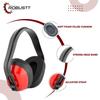 Robustt Earmuffs for Noise Reduction (pack of 1, Red and Black) Rating 21 Decibel 3 Position Adjustable Earmuffs with Soft Foam Filled Cusion