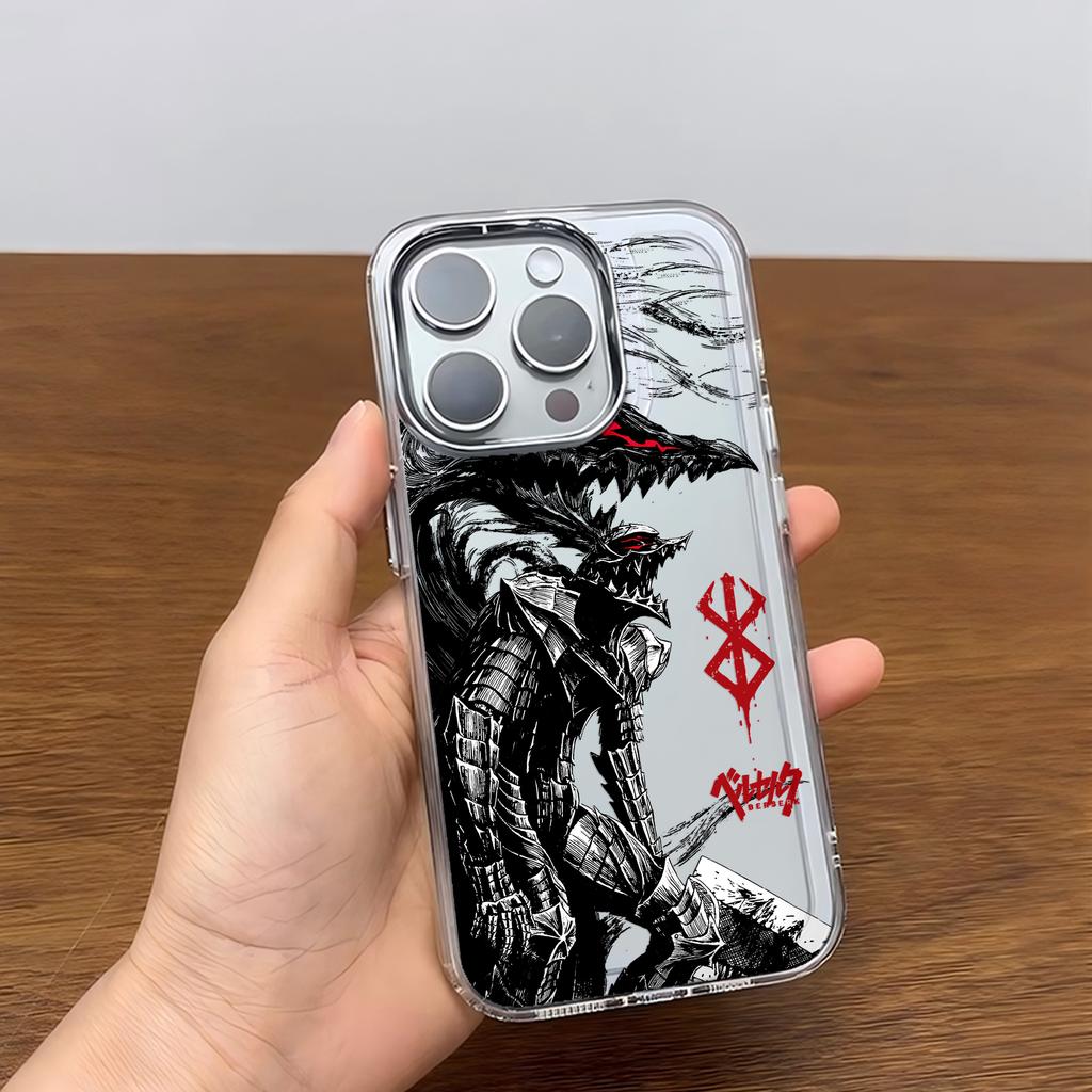 New Japanese Hot Blood Anime Berserk Guts Phone Case For iPhone 17 16e 16 15 14 13 12 11mini Pro Max X XR XSMAX 8 Air Plus Cover