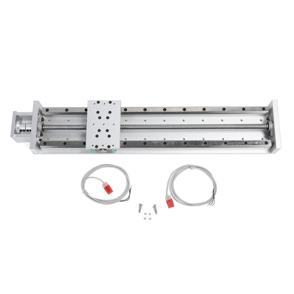 Linear Slide Table Aluminum Alloy 600mm Stroke Electric Linear Rail Guide With Limit Switch for NEMA23 Motor