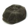 Universal Chemistry Belted Bold Corduroy Khaki Newsboy Cap