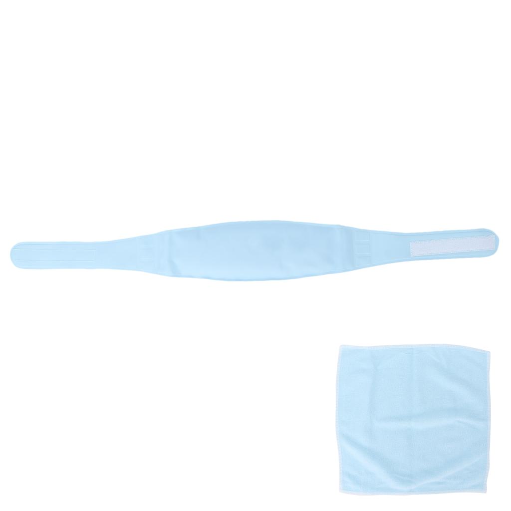 Reusable Neck Ice Pack Cold Compress Shoulder Therapy Wrap Ice Gel Pack for Pain ReliefLight Blue