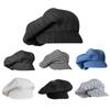Vintage Houndstooth Octagonal Newsboy Cap, Big Head Friendly Painter Beret for Women Men