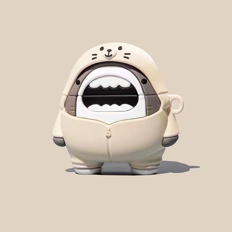 Für Xiaomi Redmi Buds 5 4 Pro Für Redmi Buds 4 Aktive Silikon-Kopfhörerhülle Drahtlose Bluetooth 3D-Cartoon-süße Schutzhülle