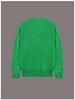 Women's European and American Casual V-Neck Cable Knit Sweater Coat - Solid Color, Autumn/Winter Pullover.