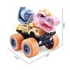 Children's Inertial Stunt Dinosaur Excavator & Dump Truck Toy Set