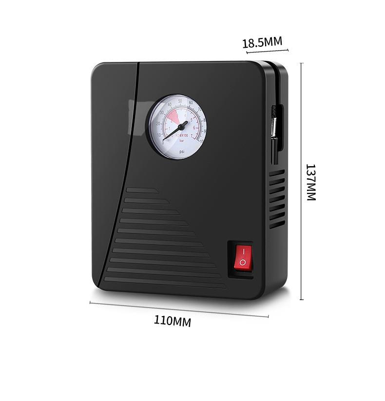 

Портативный мини-насос 12 В для накачивания шин автомобиля и мотоцикла