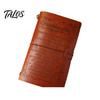 Faux Leather Cover Journal Notebook, Loose-Leaf Refillable with Elastic Durable Daily Use Strap, Multi-Purpose Writing Diary for Notes Travel Storage