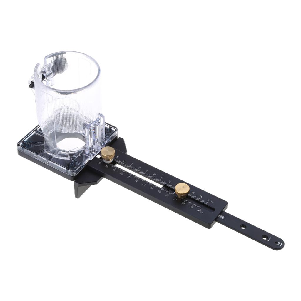 Portable Circle Cutting Jig for Electric Trimming Machine Wood Router Milling Circle Slotting Base DIY Tools with Scale