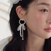 Circle Pearl Lace Earrings JB-26-017E