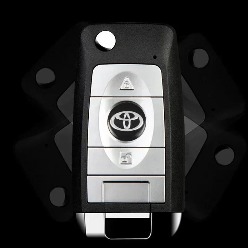 14MM Fernbedienungs-Autoaufkleber Emblem Zubehör Für Toyota Yaris Corolla Avensis Aygo Vitz Vios Yaris Mark-X Mirai