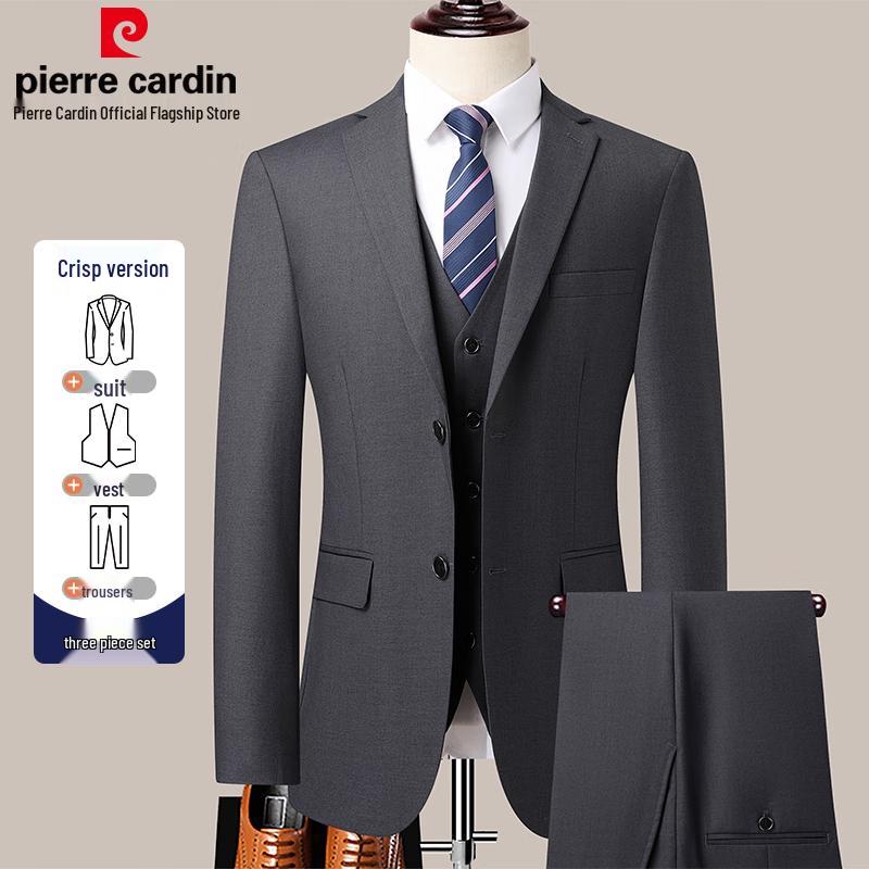 Pierre Cardin Men's Slim Fit 3-Piece Suit