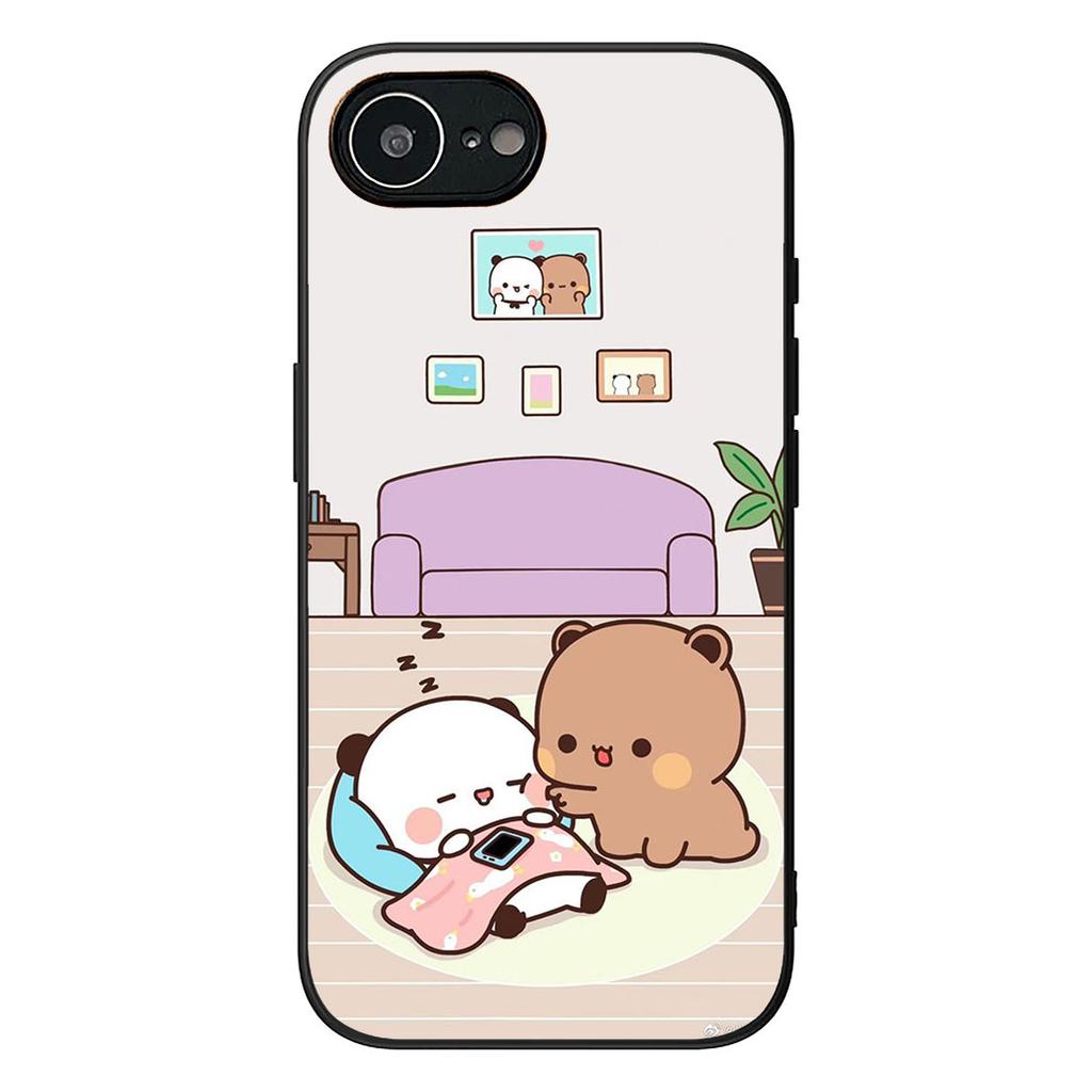 Anime B-Bubus D-Dudus Panda Bear Phone Case for Xiaomi Redmi Note 12 11 10 A3 Pro 10A 10C 12C Note12 5G Protective Cover
