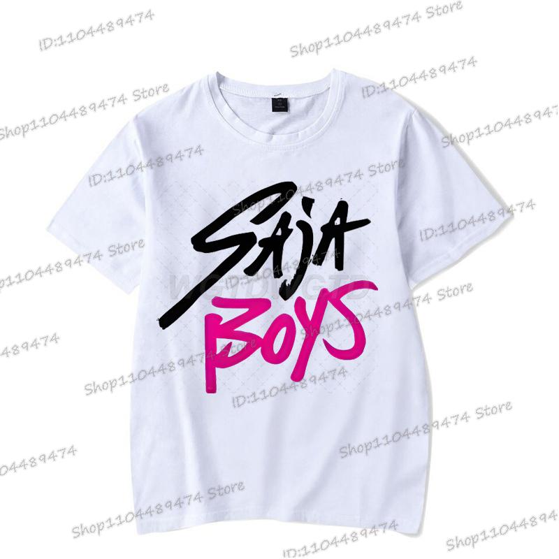 Summer New KPop Demon Hunters T-shirts Vintage Korean Ulzzang Anime Rumi Tiger Saja Boys Tshirts Hip Hop Streetwear Teenage