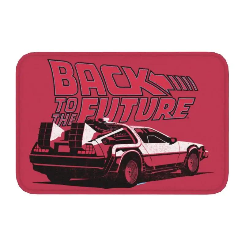 

Vintage Back To The Future Doormat Non-Slip Kitchen Bath Mat Garden Garage Floor Door Entrance Carpet Rug 40X60cm 40X60cm