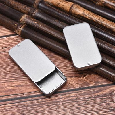 Eisenbox Schiebedeckel Aufbewahrungsbox Schmuck Pillendosen Münze Süßigkeitenbox