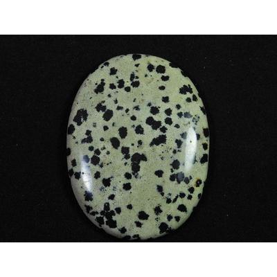31X42MM Natural Dalmation Jasper Oval Gemstone Crystal Loose Cabochon 66Cts SK-2905