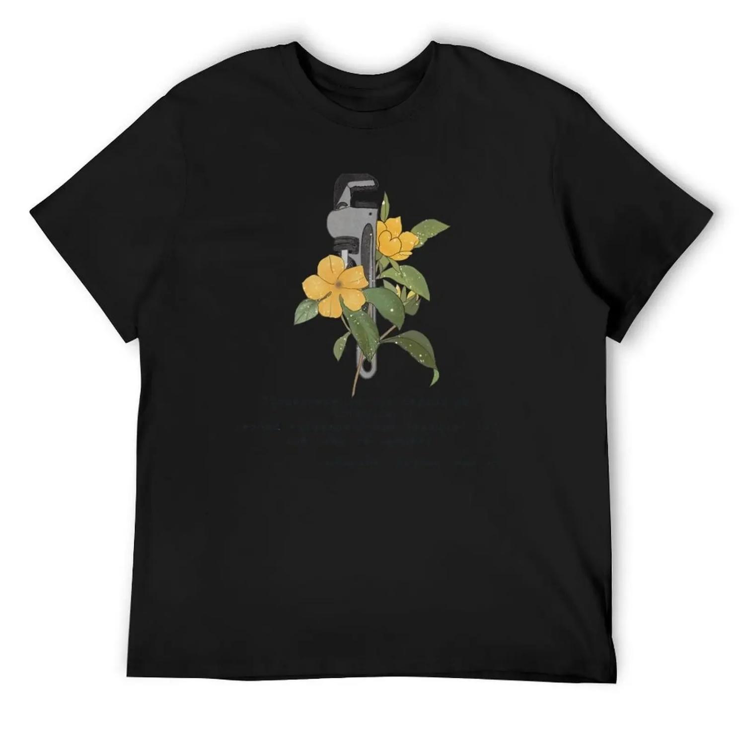 Edward Abbey the monkey wrench gang inspired Wildflour wrench illustration T-Shirt tops custom t shirt t shirts for men graphic XXXXXL разноцветный