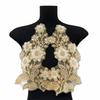 Multi-Color 3D Nail Beads Delicate Mesh Embroidered Sequins Embroidery Lace Patch High-End Fabric Floral Collars